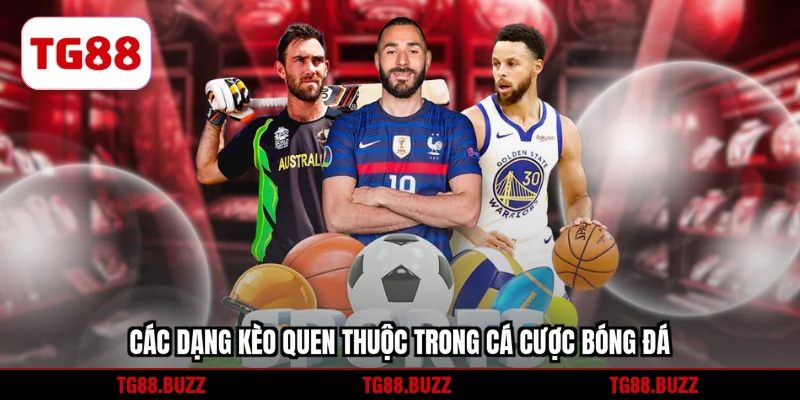 Các dạng kèo quen thuộc trong cá cược bóng đá