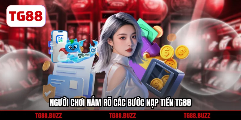 Người chơi nắm rõ các bước nạp tiền TG88